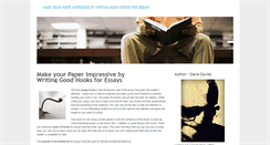 Desktop Screenshot of hooksforessays.com